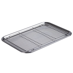 [SET0164] Stainless steel tray with Net 19" (Shallow)