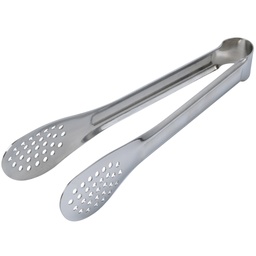 [KST0640] Stainless Steel Perforated Tongs 9" (18-8)