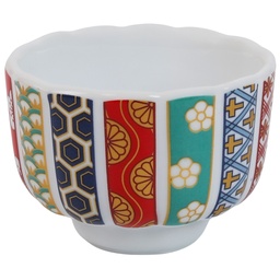 [CRM1094] แก้วกลีบดอกไม้ลายเบิกบาน 2.75 นิ้ว