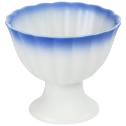 [CRM1099] พานจิ๋วขอบสีน้ำเงิน 3 นิ้ว