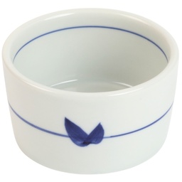 [CRM1114] ถ้วยทรงกระบอกลายเส้นสีน้ำเงิน 3.5 นิ้ว