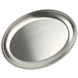 [STL0064] Oval Stainless Steel Plate 11" (18-8)